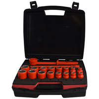 ITL Insulated UKC-03095 Insulated Socket Set of 19 1/2in Drive