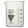 Kimble Chase Beaker,  Low Form,  with Graduation and Spout 100ml