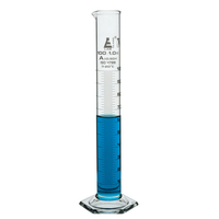 LabGlass Cylinder Hexagonal Base with Spout 100ml Class 
