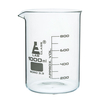LabGlass Low Form Beaker with Spout Graduated 25ml Pack of 12