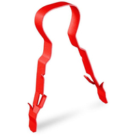 LINIAN 1LCR608 FireClip,  Single Cable,  Red,  6-8mm (CC4) - Pack Of 100