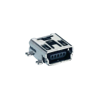 Lumberg 2486 01 Mini USB 2.0 Socket Chassis Socket Type B for PCB. ..