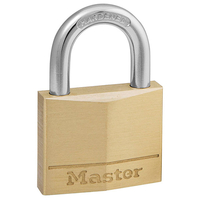 Master Lock 140EURQNOP Solid Brass 40mm Padlock 4-Pin - Keyed Alik...