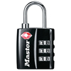 Master Lock 4680EURDBLK TSA 3-Digit Combination Black Finish 30mm. ..
