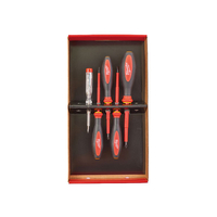 Milwaukee 4932464066 VDE Screwdriver Set,  5 Piece SL/PZ/Tester