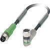Phoenix Contact 1681981 Sensor/Actuator Cable 0.3m Black-Grey