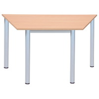 Proform Europe Aero School Table Trapezoidal 460mm Blue Top MDF Ed...