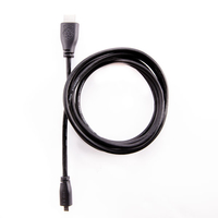 Raspberry Pi 4 Model B HDMI Cable,  Micro HDMI To HDMI,  2m,  Black