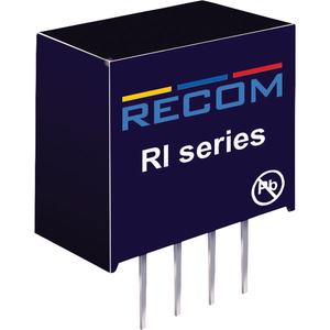 Recom 10003772 RI-0505S/P 2W DC/DC Converter SIP4 5V In 5V Out