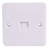 Schneider Electric GGBL7061 Lisse 1 Gang Telephone Socket White