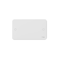 Schneider Electric GGBL8020 Lisse 2 Gang Blanking Plate White
