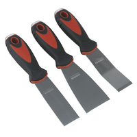Sealey AK523 Rigid Blade Scraper Set with Hammer Cap 3pc