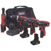 Sealey CP1200COMBOB SV12 Series 4 x 12V Cordless Power Tool Combo Kit