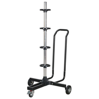Sealey STR005 Wheel Storage Trolley 100kg Capacity with Handle