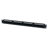 StarTech C6PANEL24 24 Port 1U Rackmount Cat 6 110 Patch Panel