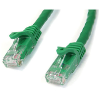 StarTech N6PATC3MGN 3m Green Snagless Cat6 UTP Patch Cable - ETL V...