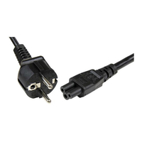 StarTech PXTNB3SEU2M 2m Laptop Power Cable Schuko CEE7/3 to C5 Clo...