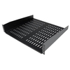 StarTech.com CABSHELFV Black Vented Universal Server Rack Cabinet. ..