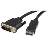 StarTech.com DP2DVIMM6 6 ft DisplayPort To DVI Video Converter Cab...