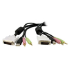 StarTech.com DVID4N1USB6 6 ft 4-in-1 USB,  DVI-D,  Audio,  & Micropho...