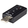 StarTech.com ICUSBAUDIO7 Virtual 7.1 USB Stereo Audio Adapter Ext. ..