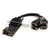 StarTech.com PEX4S553B 4 Port RS232 PCI Express Serial Card w/ Bre...
