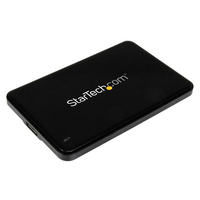StarTech.com S2510BPU337 2.5in Plastic USB 3.0 External SATA III S...