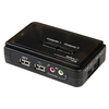 StarTech.com SV211KUSB 2 Port Black USB KVM Switch Kit With Audio. ..