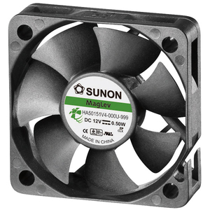 Sunon HA50151V4-0000-999 Brushless 12V DC Axial Fan,  50 x 50 x 15mm