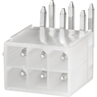 TE 2-1586041-0 Val-U-Lok Pin Header PCB Mount Right Angle No Pegs. ..