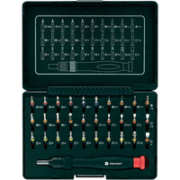Toolcraft 809204 Micro Bit Set Including Ratchet Handle 31 Piece
