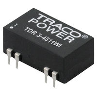 TracoPower TDR 3-4811WI 3W DIP DC-DC Converter 48V DC In 5V DC 600...