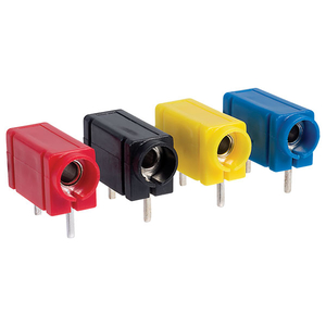 TruConnect A-2.107-BL 4mm PCB Horizontal Test Socket Blue