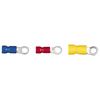 TruConnect M8 Stud Size Red 25A Ring Connector Pack of 100