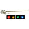 TruOpto OSB5SSEDD1A 4.8mm 3.3V Flashing Blue LED Diamond Lens