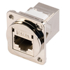 TUK LTD FACK4BkDpm D universal,  Black Cat5e through coupler