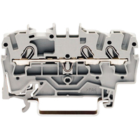 WAGO 2002-1206 2 Conductor Through Terminal Block Yellow AWG 22-12...