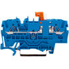 WAGO 2002-1674 Test Pt. 2 Conductor Disconnect Terminal Block Blue...
