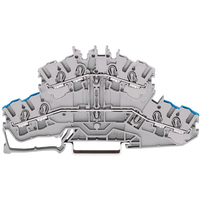 WAGO 2002-2402 N/N Double Deck 4 Conductor Through/Through Termina...