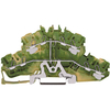 WAGO 2002-2407 PE Double Deck 8 Conductor Ground Terminal Block Gr...