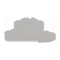 WAGO 2002-2491 Double Deck 0.8mm End & Inner Plate for 2002 4-cond...