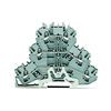 WAGO 2002-3227 PE/L/L Triple Deck Through/Through/Ground Terminal. ..
