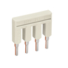 WAGO 2002-404 4 Way 25A Insulated Push-in Jumper Bar for 2002 Seri...