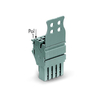 WAGO 2022-104/133-000 4p 1 Conductor F Plug w Strain Relief AWG 22-12