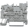 WAGO 2022-1204 1 Conductor Carrier Terminal Block Blue AWG 22-12
