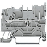 WAGO 2022-1204 1 Conductor Carrier Terminal Block Blue AWG 22-12