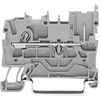 WAGO 2022-1401 2 Conductor 2 Pin Carrier Terminal Block Grey