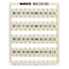 WAGO 209-550 WSB Quick Marker Horizontal (R10-Z10, SL) 2ea White