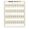 WAGO 209-574 WSB Quick Marker Horizontal (L1) 100ea White