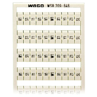 WAGO 209-646 WSB Quick Marker Vertical (R1-Z1, SL) 10ea White
